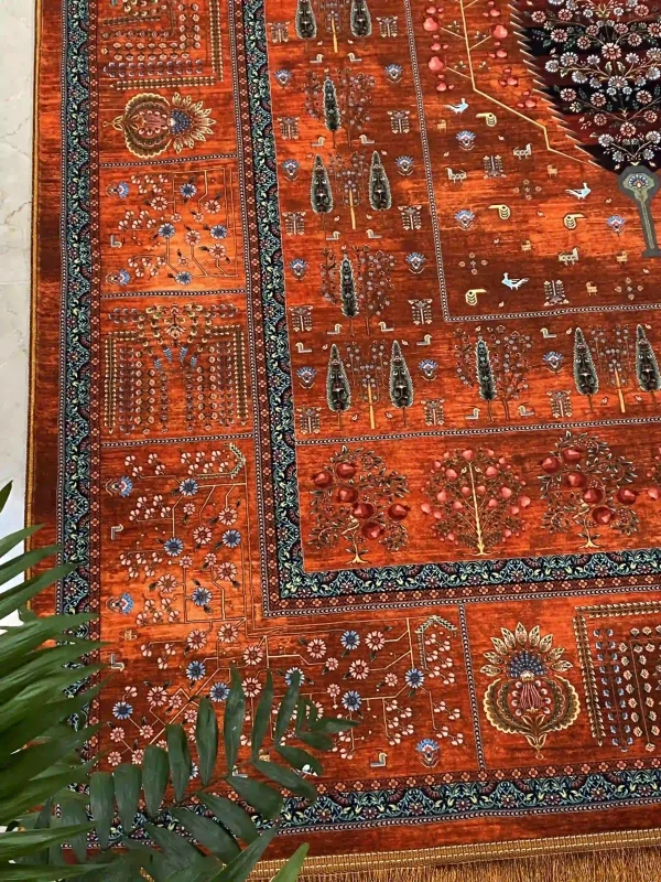 فرش وی ای پی نارنجی