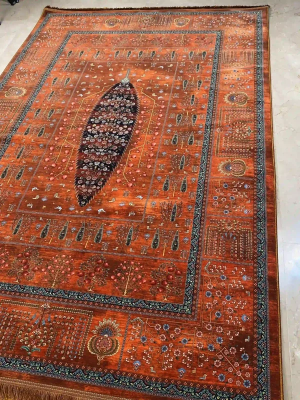 فرش وی ای پی نارنجی