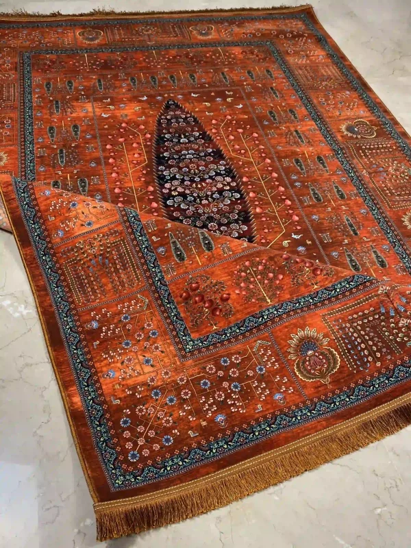 فرش وی ای پی نارنجی