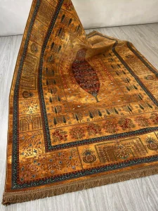 فرش vip نقشه درخت زندگی زرد