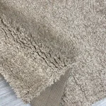 فرش پرز بلند مدل فلوکات نسکافه ای