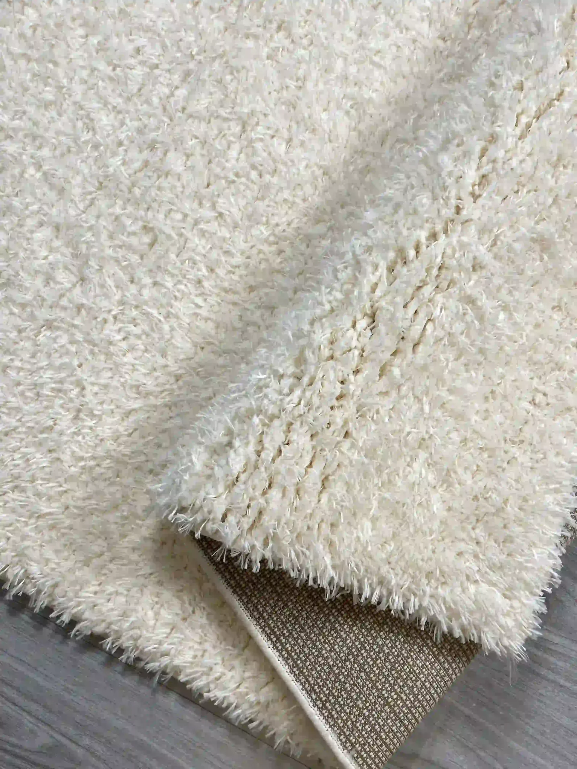 خرید فرش پرز بلند مدل فلوکات کرم