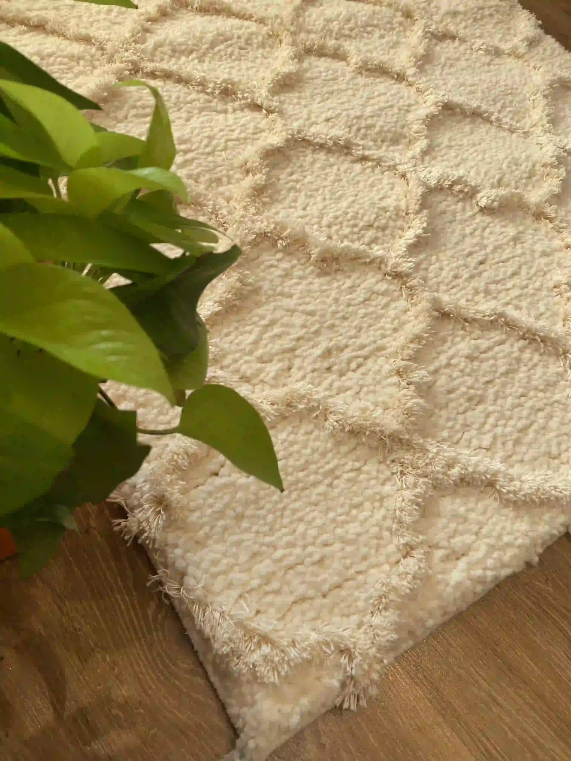 فرش پرز بلند مدل پارکو طرح مراکشی بابافرش