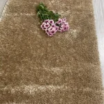 فرش مدرن مدل شگی سه بعدی نسکافه ای