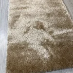 فرش مدرن مدل شگی سه بعدی نسکافه ای