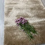 فرش مدرن مدل شگی سه بعدی نسکافه ای