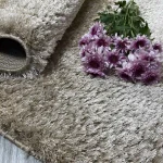فرش مدرن مدل شگی سه بعدی نسکافه ای