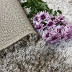 فرش مدرن مدل شگی سه بعدی نسکافه ای