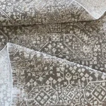 فرش مدرن ابرو بادی کرم  نسکافه ای