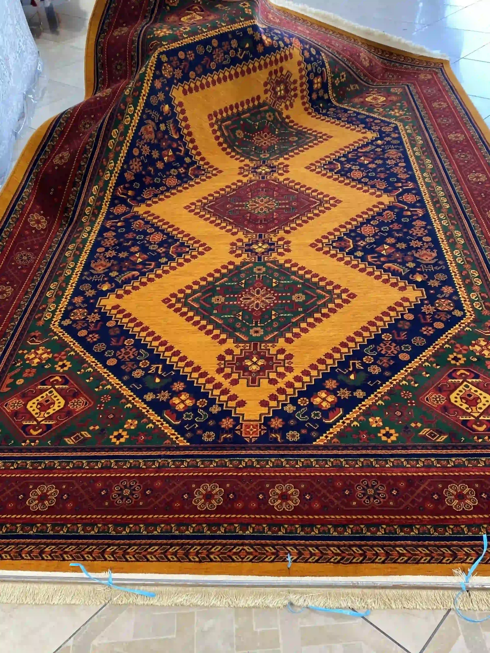 فرش یادگار زعفرانیه کد719d جدید