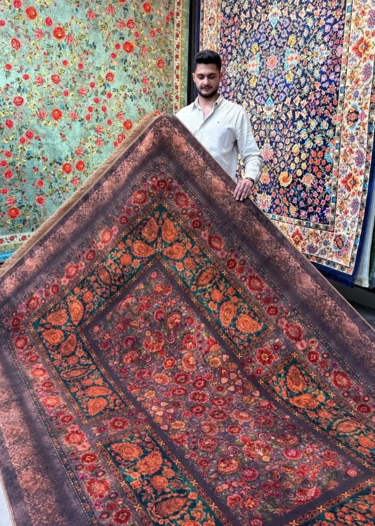 خرید فرش موکایی رنگ جدید