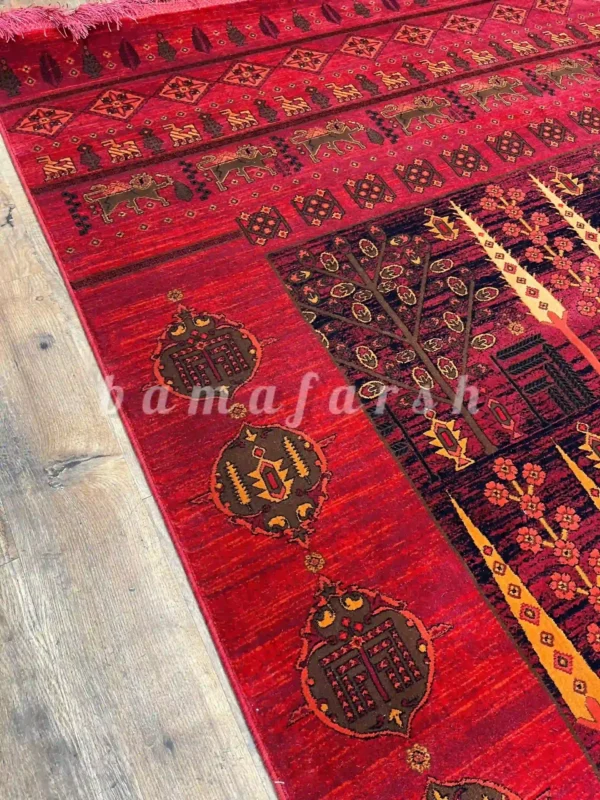 فرش طرح نقشه زرین14219