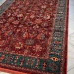 فرش  افشان لاکی سبز HM5108A