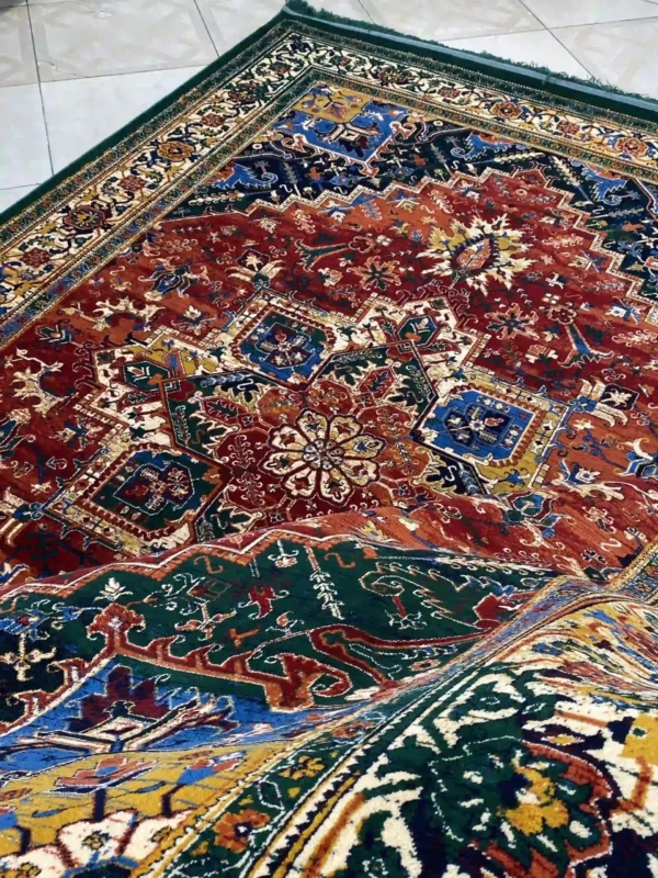 قیمت فرش سین راد هریس سبزلاکی7040