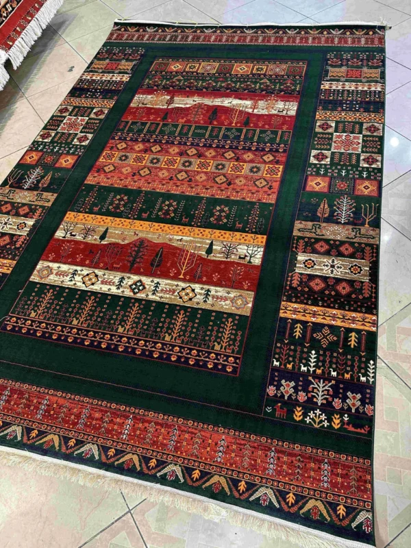 فرش درختی سبز شیوا