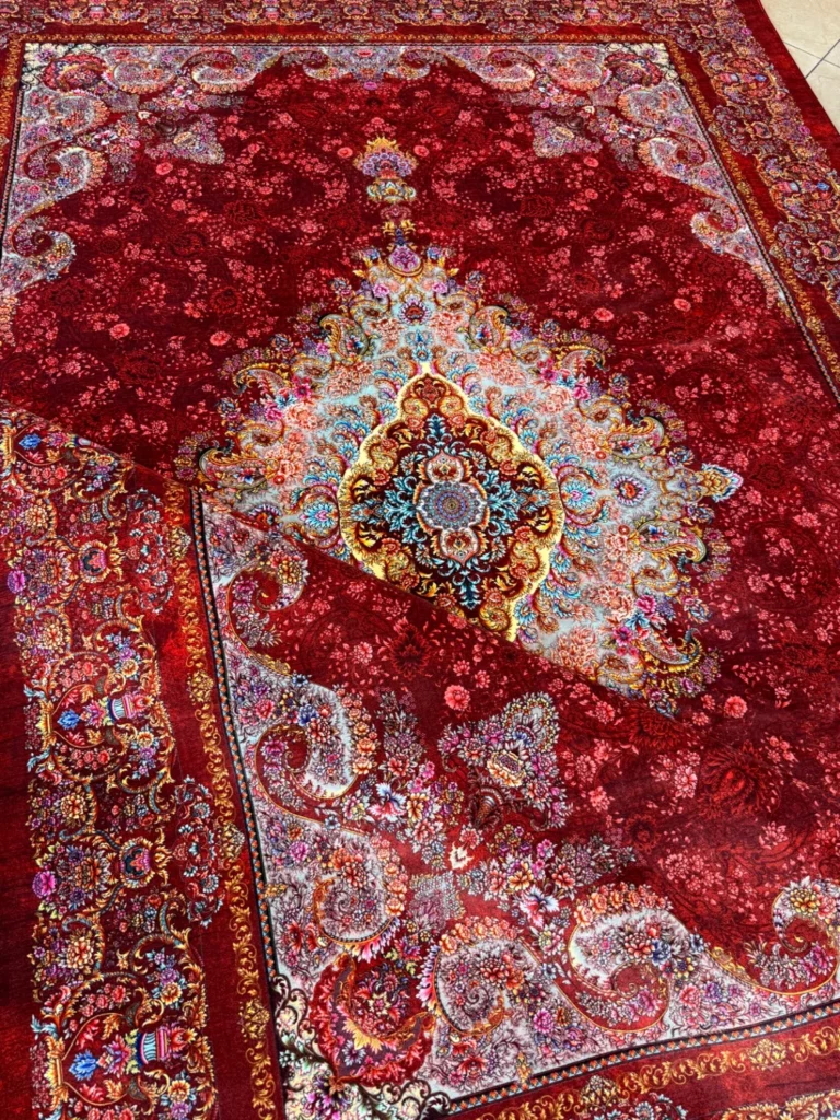 فرش لوکس ماشینی طرح خطیبی لاکی