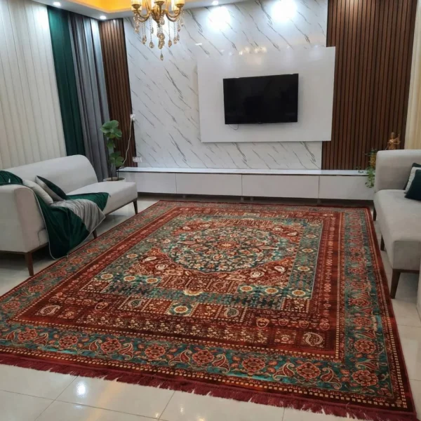 فرش لاکی بابافرش در منزل