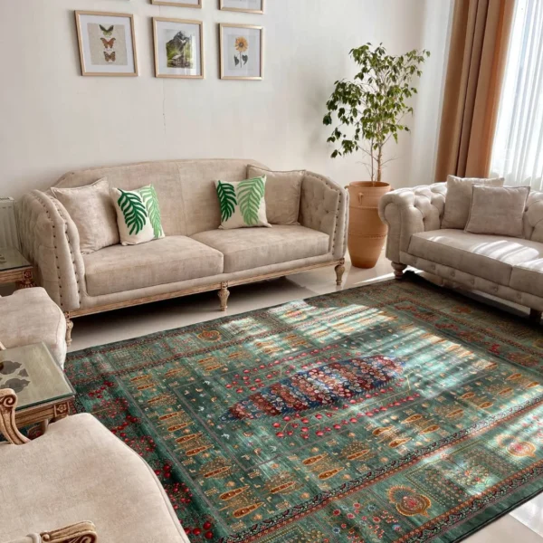 چیدمان خانه با فرش لاکی بابافرش