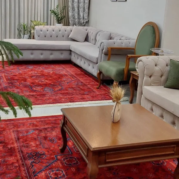 چیدمان خانه با فرش لاکی بابافرش
